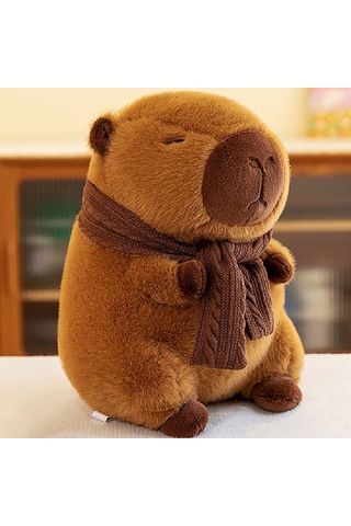 Eşarp Kapibara Peluş Oyuncak Kapibara Peluş Hayvan Oyuncak 35 Cm Diğer