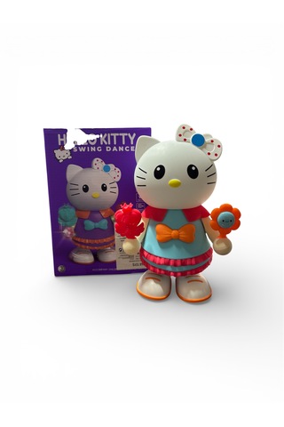 Fiyonklu Sevimli Kedi Oyuncağı Hello Kitty