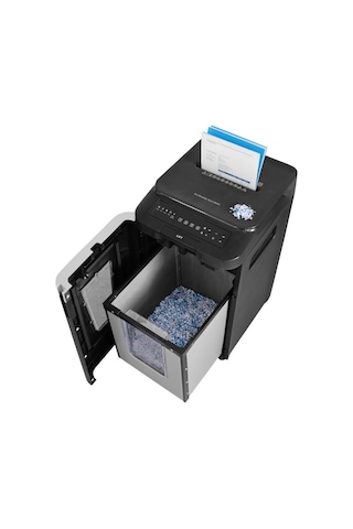 Hp Pro Shredder Auto 400mc Otomatik Beslemeli 400 Sayfa Evrak İmha Makinesi-p5-mikro Kesim-2x12mm-53lt