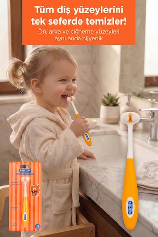 Toothhugger 3 Boyutlu Hassas Çocuk Diş Fırçası Lupy