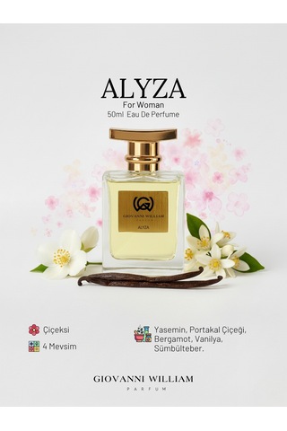 Alyza Niche Kadın Parfum Beyaz Çiçek & Zarif Feminen Günlük Ve Özel Gün Çiçeksi