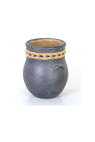 Euro Flora Küp Beton Saksı 12X20.5 Cm