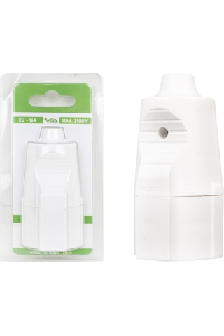 Vea Ve-b222w A Class Blisterli Topraklı Dişi Fiş Made In Malaysıa
