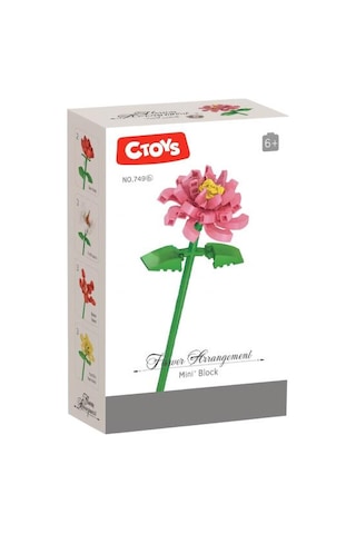 Ctoys Flower Arrangement Mini Blok Camellia - Ctoy-749