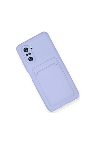 Newface - 138 - Xiaomi Mi 11i Kılıf Kelvin Kartvizitli Silikon - Csmo-tex - - Lila