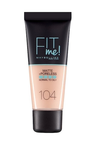 Maybelline New York Fit Me Matte Poreless Fondöten 104 Soft Ivory