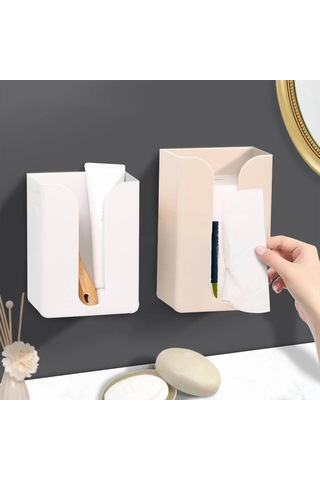 Gri Doku Kağıt Kağıt Yüz Saklama Kutusu Tuvalet Kağıdı Dağıtıcı Banyo Raf Rafı Mutfak El Yatak Odası Banyo Ofis