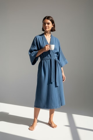 Jojomia Lavinia Uzun Kollu Kadın Sabahlık / Kimono Denım