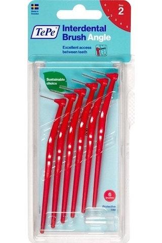 Tepe Angle Arayüz Fırçası Kırmızı 0.5mm 6'lı T119