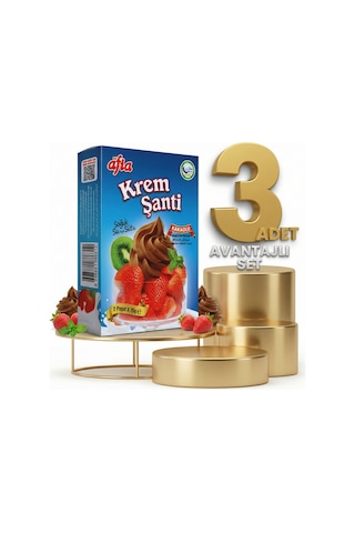 Afia Kakaolu Krem Şanti 3x150 Gr