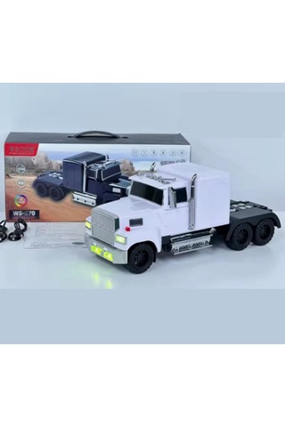 Ws-570bt Tır Görünümlü Radyolu Bluetooth Hoparlör Beyaz