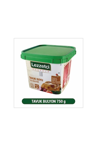 Lezzetçi Tavuk Suyu Toz Bulyon 750 G
