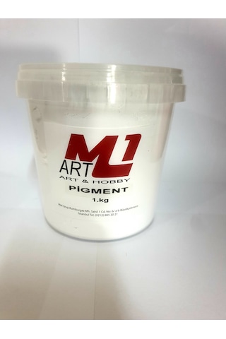 M1 ART Toz Pigment Boya 1.kg - BEYAZ