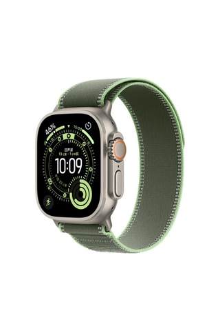 Watch Ultra 49mm Mkst Krd-77 Hasır Kordon - Açık Yeşil