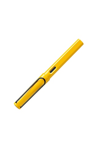 Lamy Safari Dolma Kalem Metal Siyah Klips M Uc Sari Sarı