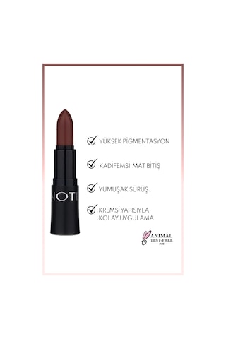 Note Cosmetique Mattemoist Lipstick Mat Bitişli Ruj 316 Coco Toffee - Kahverengi