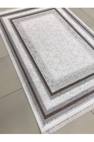 Padişah Halı Santo 77771 070 Serisi Akrilik Salon Oturma Yatak Odası Halısı Kahve