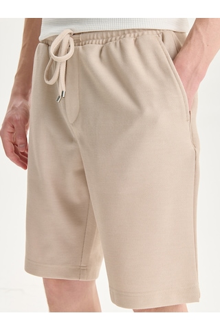 Lcw Vision Bej Slim Fit Erkek Şort