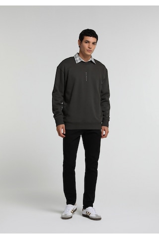 Colin's Colins Relaxed Fit Yuvarlak Yaka Düz Erkek Antrasit Sweatshirt Cl1082251 Q1.v2 Ant