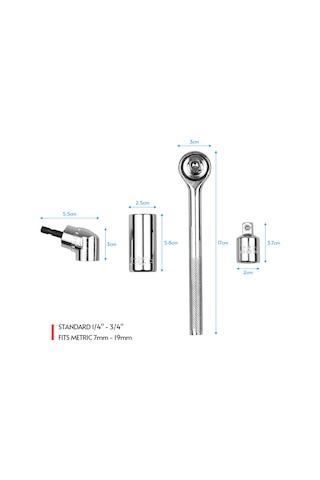 Suofeng Evrensel Çap Anahtar Takımı 4 Parça - 7-19mm Matkap Adaptörü, Hızlı Sıkma Ve Çözme İçin Mükemmel Dıy Aleti
