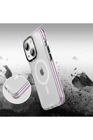Youngkit Apple Uyumlu iPhone 14 Kılıf Magsafe Şarj Özellikli Youngkit Jane Sand Serisi Kapak ZORE-272340