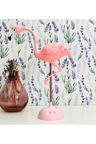 Flamingo Masa Lambası Şarjlı Pembe