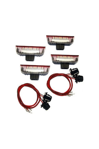 Dinosaurs Adet Araba Led Kapı Uyarı Işığı Hoş Geldiniz Projektör Golf 6 7 Jetta Mk5 Mk6 Passat B6 B7 Cc Tıguan Scirocco