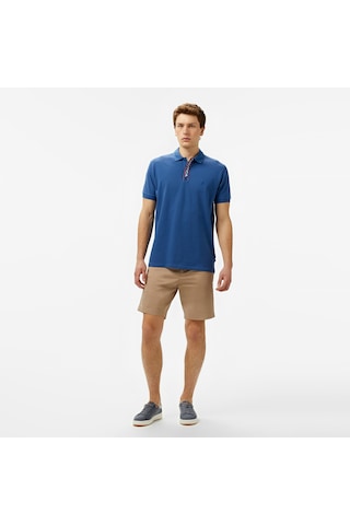 Nautica Erkek Mavi Classic Fit Polo Düz K55306t Mavi