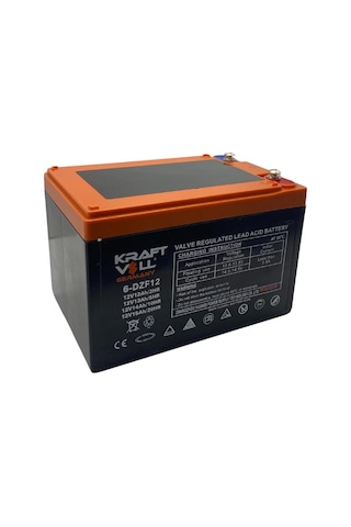 Kraftvoll 12v 15 Ah Elektrikli Bisiklet Aküsü Deep Cycle 150 101 99