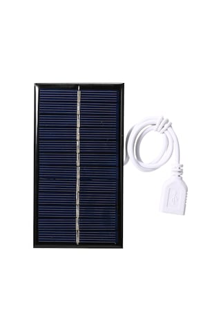 Konesam 1w 6v Usb Güneş Paneli - Taşınabilir Şarj Cihazı, Power Bank Ve Telefonlar İçin Su Geçirmez Solar Şarj Aleti
