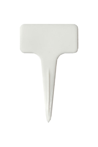 Reedark Dayanıklı Plastik T Şekilli Bitki Etiketleri - 100 Adet Su Geçirmez Bahçe İşaretleme