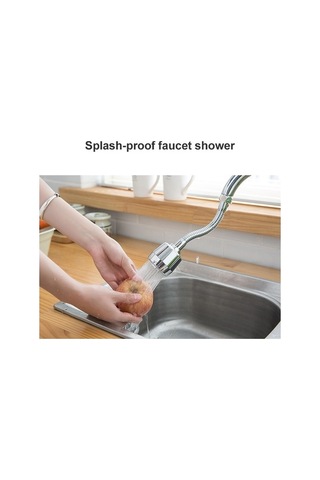 Dancemonkey Cbtx Mutfak Musluğu Anti-sıçrama Başlığı, Basınçlı Duş Başlığı, Evrensel Döner Havalandırıcı Uzun Çok Renkli