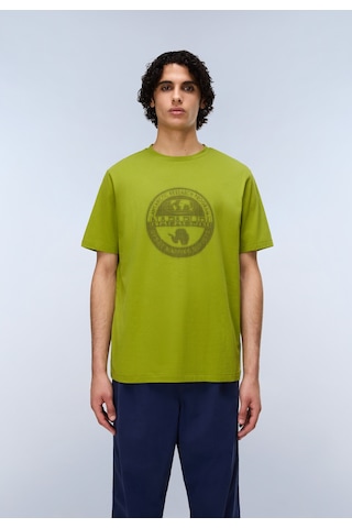 Napapijri S-mahsa Ss Erkek T-shirt-31972 Açık Haki