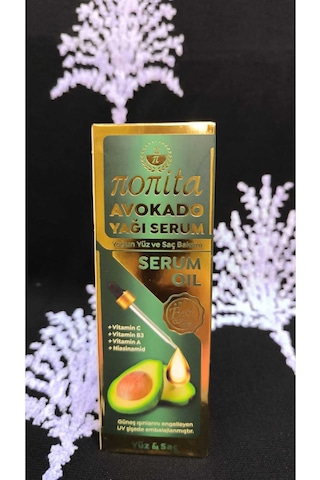 Avokado Yağı Serum Yüz Ve Saç Bakımı