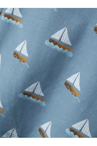 Name It Nmmfille Ss Top Box Erkek Çocuk T-shirt 13241249 Mavi