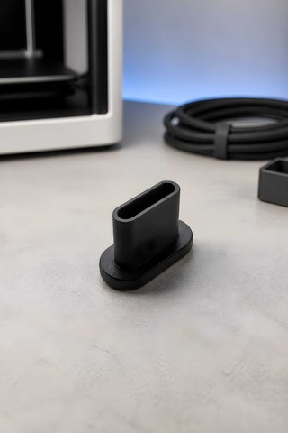 Usb-c Toz Kapağı Plastik - Şarj Girişi Koruyucu Kapak Siyah - Tüm Type-c Telefonlar İçin Siyah