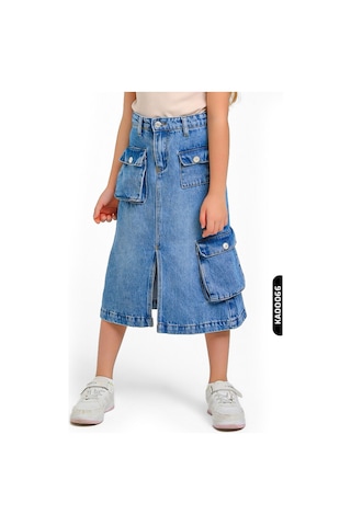 Xo Kids Kız Çocuk Etek 5-14 Yaş 2450 Mavi Xo Kids Kız Çocuk Etek 5-14 Yaş 2450 Mavi