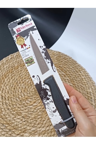 Sürmene 61004 Mutfak Bıçağı 9,50 Cm Siyah Çok Renkli