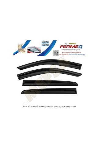 Cam Rüzgarlığı Fermeq Mugen Vw Amarok 2023+ 4lü