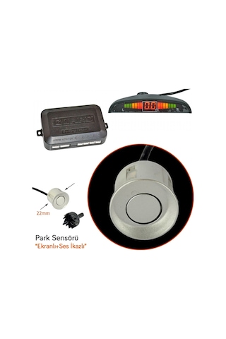 Guard Park Sensörü Led Ekranlı Ses İkazlı Silver
