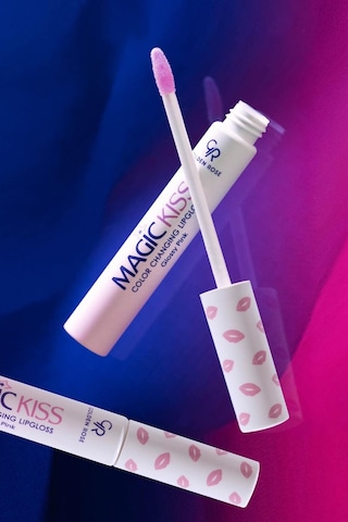 Golden Rose Magic Kiss Color Changing Lipgloss Pink