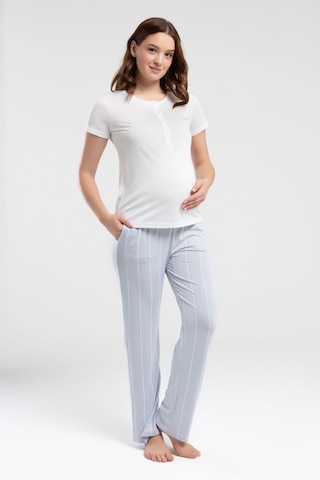 Pierre Cardin Kadın Beyaz Pijama Takımı Pc8976-s-v1