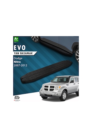 S-dizayn Dodge Nitro Evo Siyah Yan Basamak 153 Cm 2007-2012