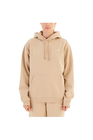Columbia Csc U Marble Canyon Heavyweight Fleece Unisex Kapüşonlu Sweatshirt-4558 Deve Tüyü