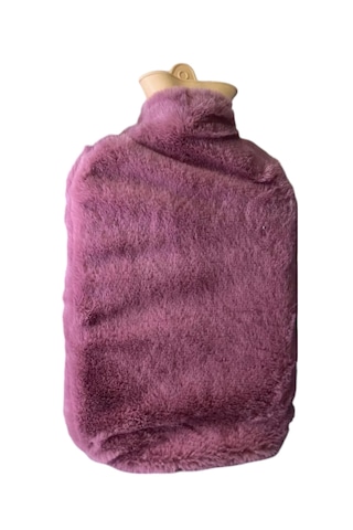 Peluş Sıcak Su Torbası 2 L Su Hazneli Sıcak Su Torbası Pembe