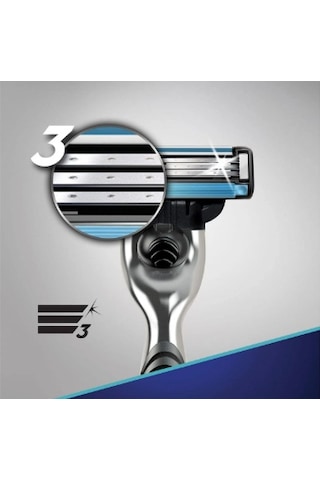 Gillette Mach3 2 Yedekli Tıraş Makinesi