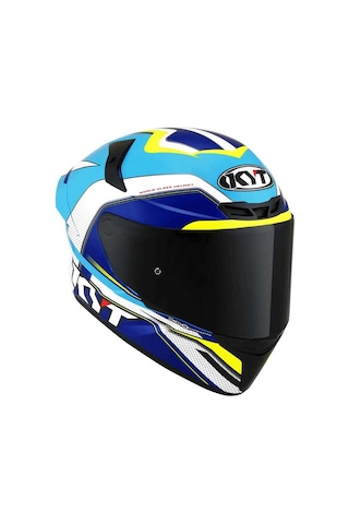 Kyt Tt-course Kask Grand Prıx Açık Mavi Beyaz
