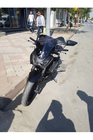 Kawasakı Z300 Double Cam Koyu Füme Zeus 38Cm