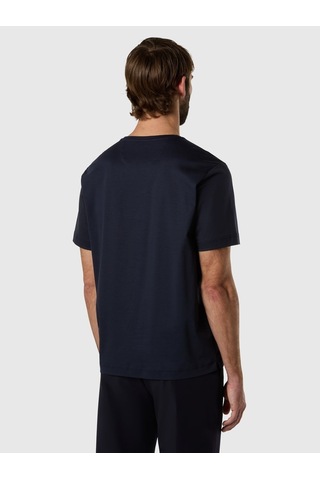 North Sails Kısa Kollu Bisiklet Yaka Pamuklu Erkek T-shirt-33474 Lacivert