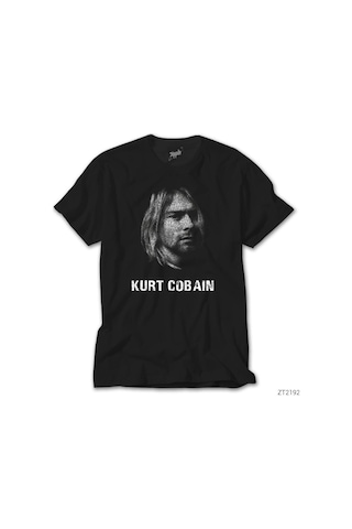 Kurt Cobain Lyrics Siyah Tişört Siyah